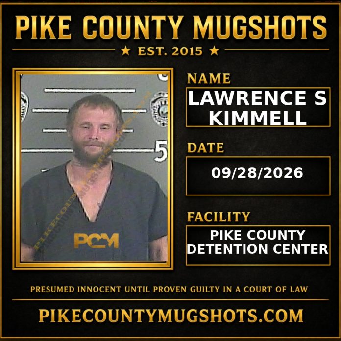 LAWRENCE S KIMMELL Pike County Kentucky arrest booking