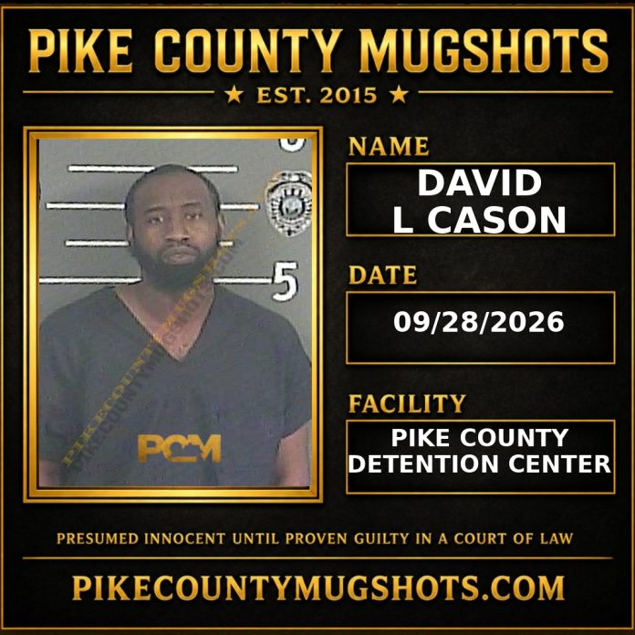 DAVID L CASON Pike County Kentucky arrest booking
