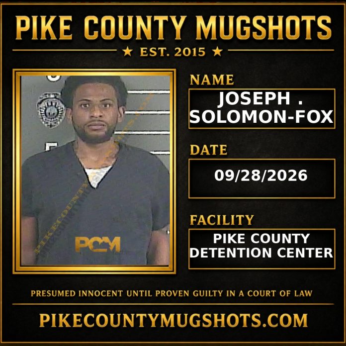 JOSEPH . SOLOMON-FOX Pike County Kentucky arrest booking
