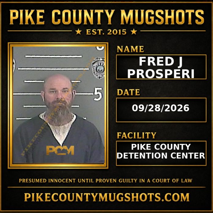 FRED J PROSPERI Pike County Kentucky arrest booking