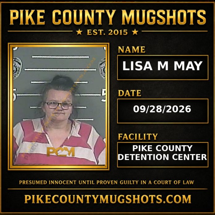 LISA M MAY Pike County Kentucky arrest booking