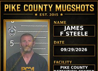 JAMES F STEELE Pike County Kentucky arrest booking