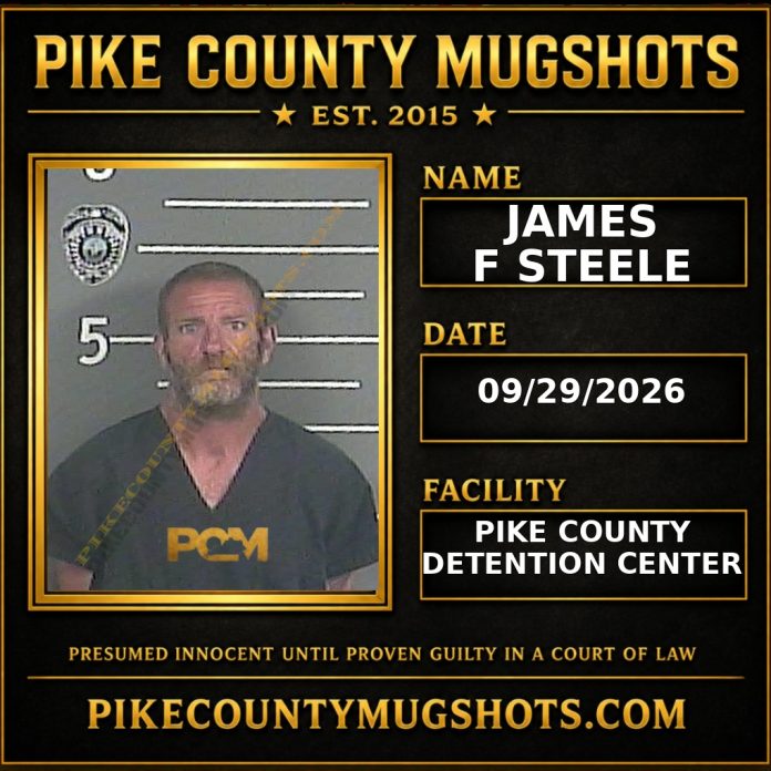 JAMES F STEELE Pike County Kentucky arrest booking