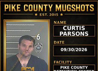 CURTIS PARSONS Pike County Kentucky arrest booking
