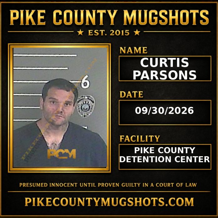 CURTIS PARSONS Pike County Kentucky arrest booking