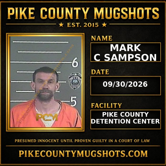 MARK C SAMPSON Pike County Kentucky arrest booking