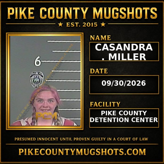 CASANDRA . MILLER CASANDRA . MILLER Pike County Kentucky arrest booking