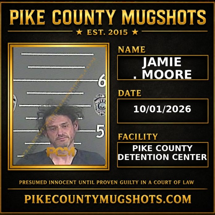 JAMIE . MOORE Pike County Kentucky arrest booking