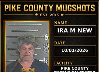 IRA M NEW Pike County Kentucky arrest booking