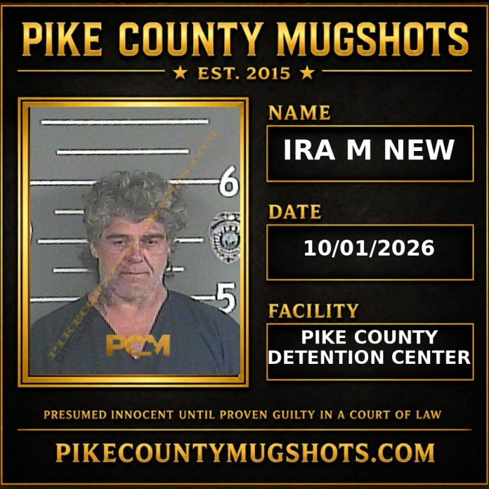 IRA M NEW Pike County Kentucky arrest booking