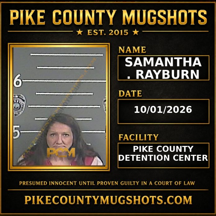 SAMANTHA . RAYBURN Pike County Kentucky arrest booking