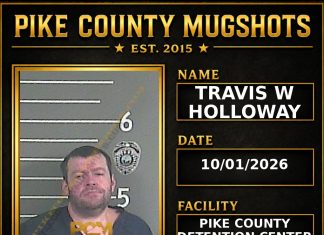 TRAVIS W HOLLOWAY Pike County Kentucky arrest booking