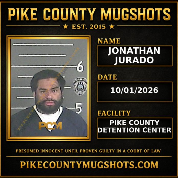 JONATHAN JURADO Pike County Kentucky arrest booking