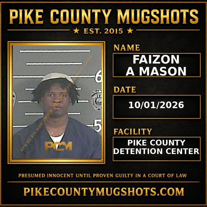 FAIZON A MASON Pike County Kentucky arrest booking