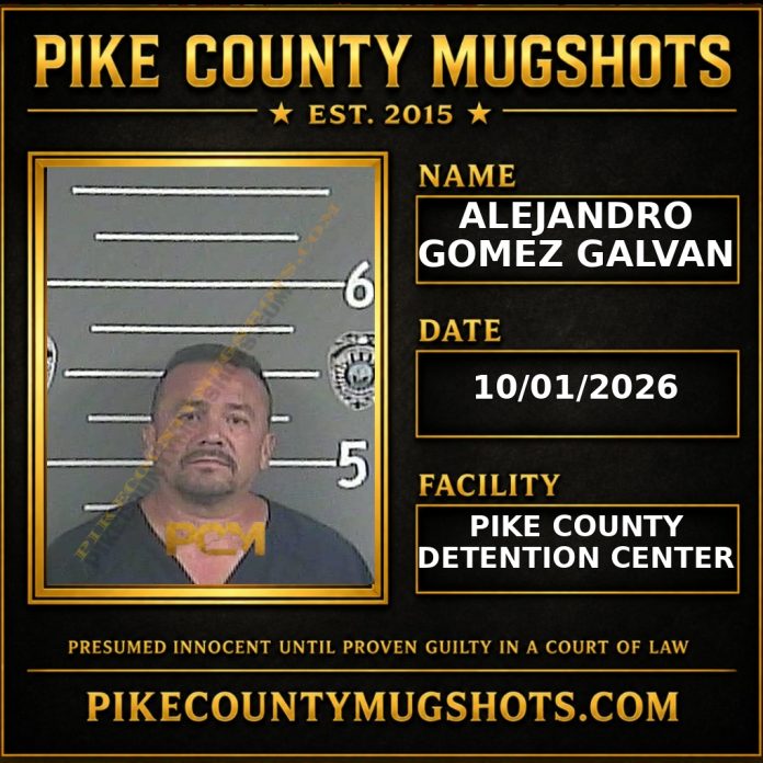 ALEJANDRO GOMEZ GALVAN Pike County Kentucky arrest booking