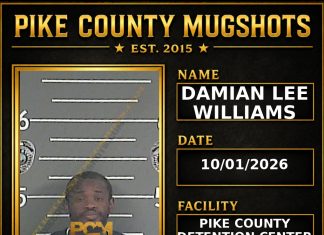 DAMIAN LEE WILLIAMS Pike County Kentucky arrest booking