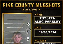 TRYSTEN ALEC PARSLEY Pike County Kentucky arrest booking