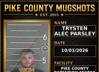 TRYSTEN ALEC PARSLEY Pike County Kentucky arrest booking