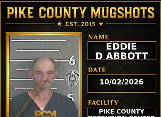 EDDIE D ABBOTT Pike County Kentucky arrest booking