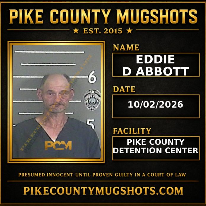 EDDIE D ABBOTT EDDIE D ABBOTT Pike County Kentucky arrest booking