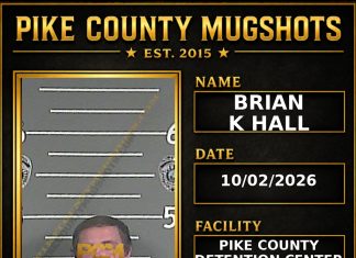 BRIAN K HALL Pike County Kentucky arrest booking