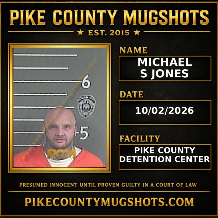 MICHAEL S JONES Pike County Kentucky arrest booking