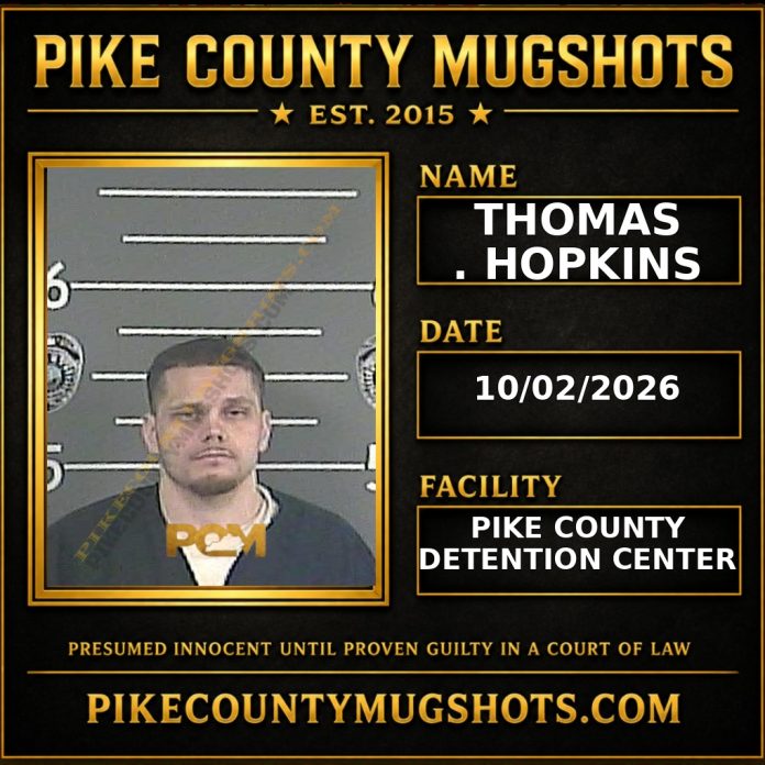 THOMAS . HOPKINS Pike County Kentucky arrest booking