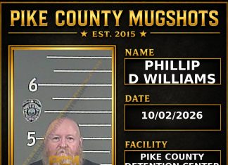 PHILLIP D WILLIAMS Pike County Kentucky arrest booking