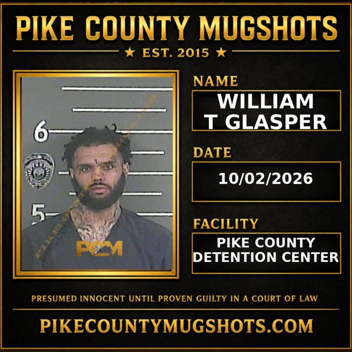 WILLIAM T GLASPER Pike County Kentucky arrest booking