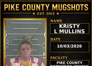 KRISTY L MULLINS Pike County Kentucky arrest booking