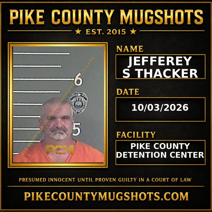 JEFFEREY S THACKER Pike County Kentucky arrest booking