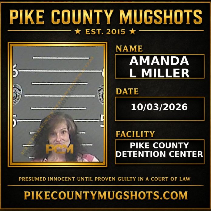 AMANDA L MILLER AMANDA L MILLER Pike County Kentucky arrest booking