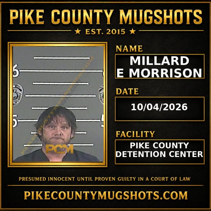 MILLARD E MORRISON Pike County Kentucky arrest booking