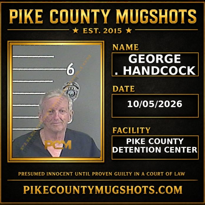 GEORGE . HANDCOCK Pike County Kentucky arrest booking