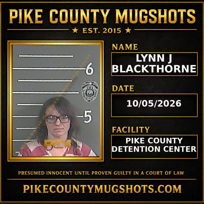 LYNN J BLACKTHORNE Pike County Kentucky arrest booking