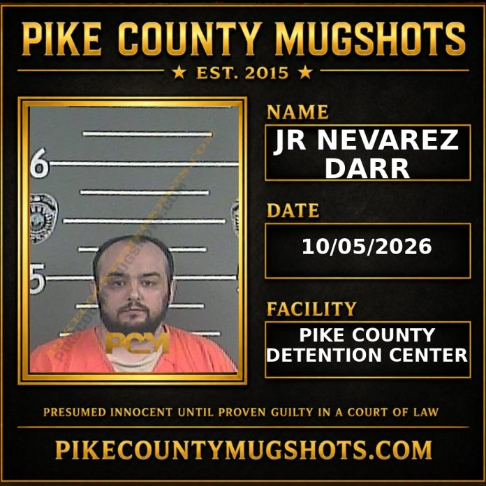JR NEVAREZ DARR Pike County Kentucky arrest booking