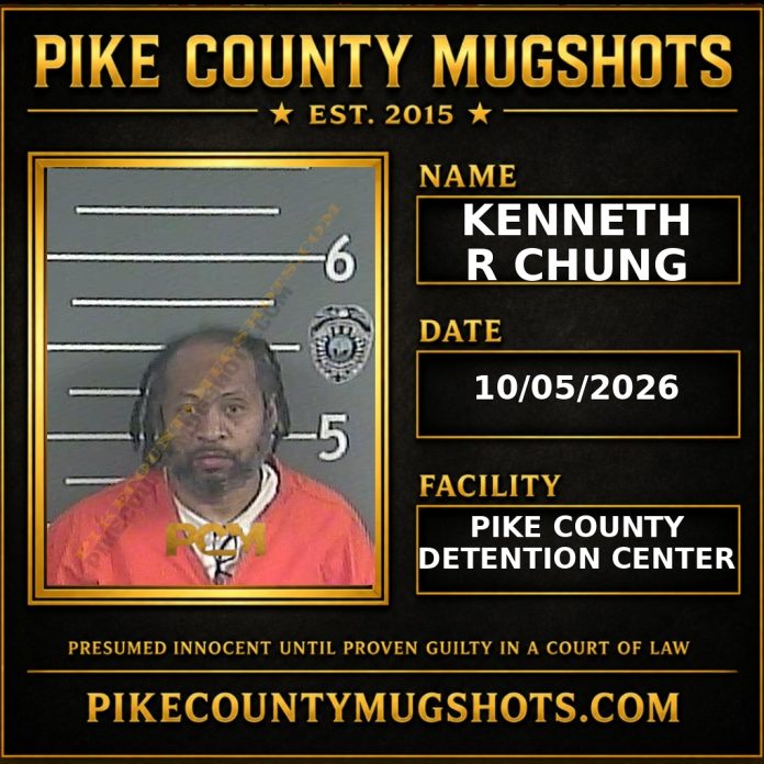 KENNETH R CHUNG Pike County Kentucky arrest booking