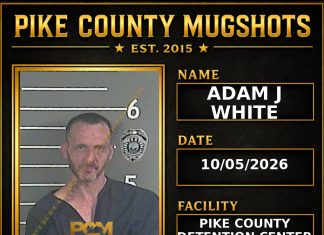 ADAM J WHITE Pike County Kentucky arrest booking