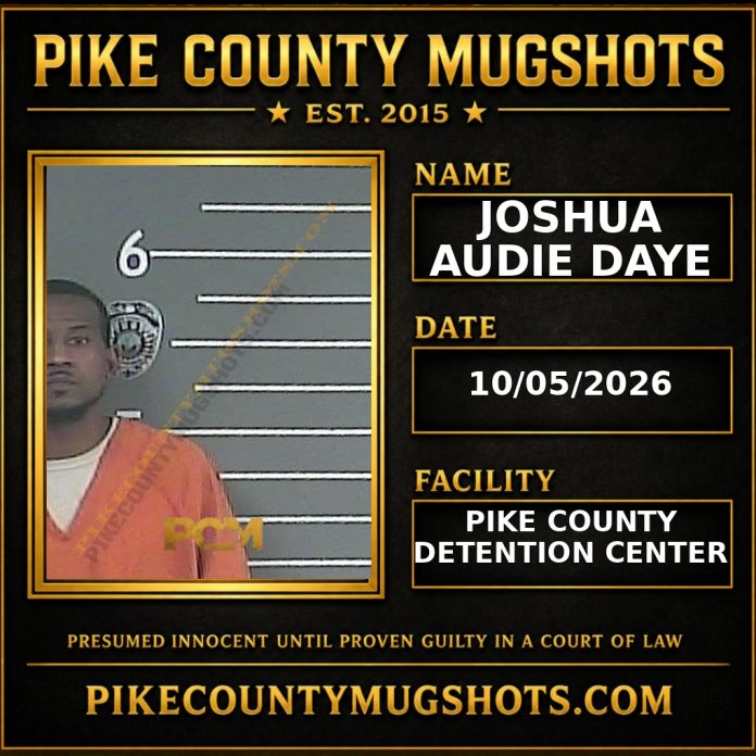 JOSHUA AUDIE DAYE Pike County Kentucky arrest booking