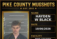 HAYDEN W BLACK Pike County Kentucky arrest booking