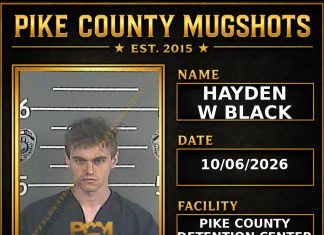 HAYDEN W BLACK Pike County Kentucky arrest booking