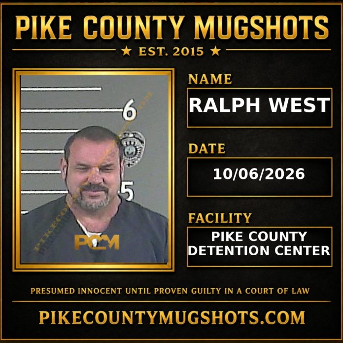 RALPH WEST Pike County Kentucky arrest booking