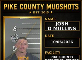 JOSH D MULLINS Pike County Kentucky arrest booking