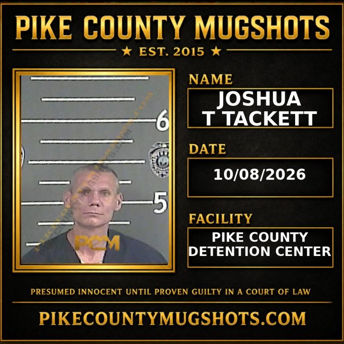 JOSHUA T TACKETT JOSHUA T TACKETT Pike County Kentucky arrest booking