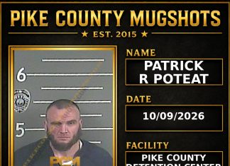 PATRICK R POTEAT Pike County Kentucky arrest booking