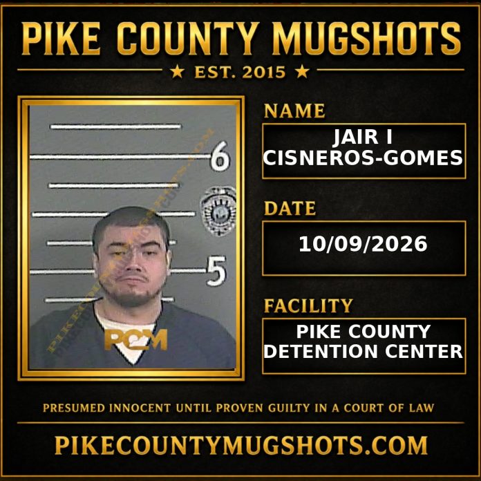 JAIR I CISNEROS-GOMES Pike County Kentucky arrest booking