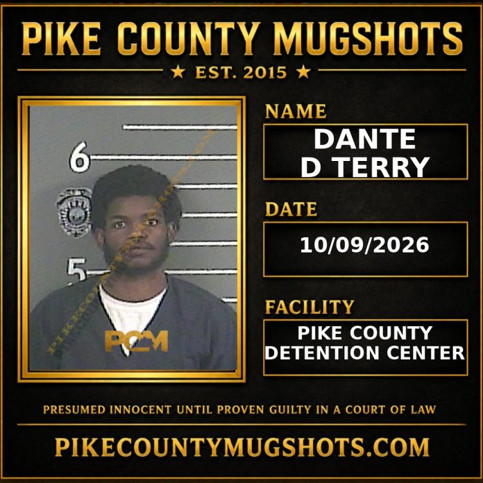 DANTE D TERRY Pike County Kentucky arrest booking