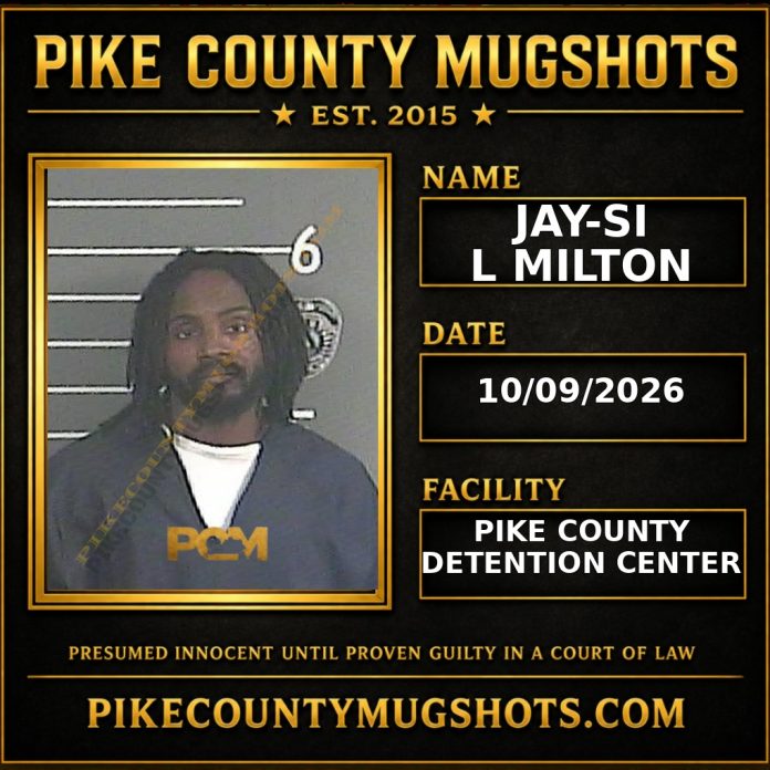 JAY-SI L MILTON Pike County Kentucky arrest booking