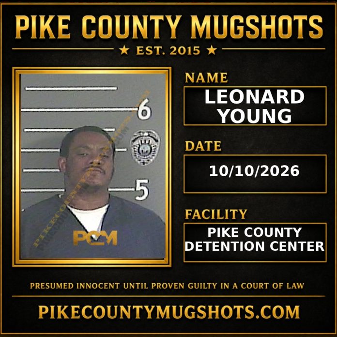 LEONARD YOUNG Pike County Kentucky arrest booking