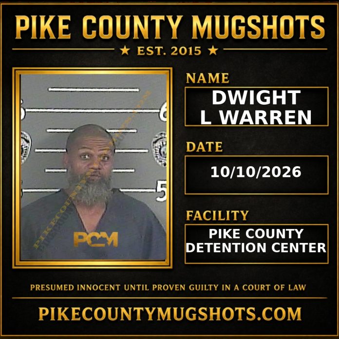 DWIGHT L WARREN Pike County Kentucky arrest booking